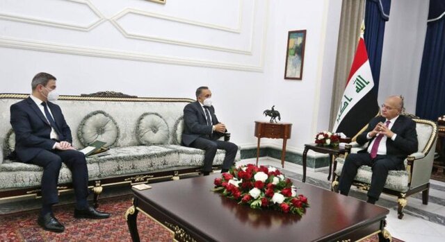 تاکید برهم صالح بر عمق روابط عراق و مصر 