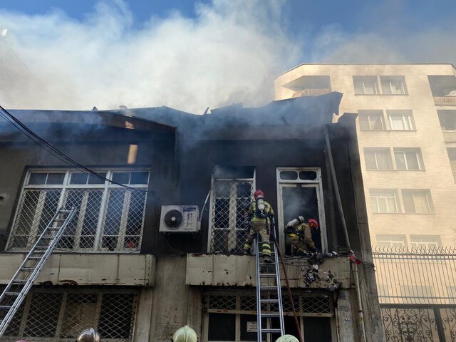 حریق چاپخانه در لاله‌زار