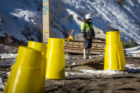 بازدید رئیس سازمان برنامه و بودجه و رئیس بنیاد مستضعفان از فاز دوم آزادراه تهران - شمال