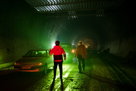 بازدید رئیس سازمان برنامه و بودجه و رئیس بنیاد مستضعفان از فاز دوم آزادراه تهران - شمال