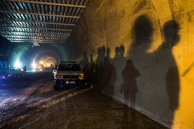 بازدید رئیس سازمان برنامه و بودجه و رئیس بنیاد مستضعفان از فاز دوم آزادراه تهران - شمال