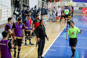 دیدار تیم‌های فوتسال گیتی پسند اصفهان و کراپ الوند قزوین