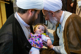 مراسم عمامه گذاری طلاب در جشن اعیاد شعبانیه - ۱۲ اردیبهشت ۱۳۹۵