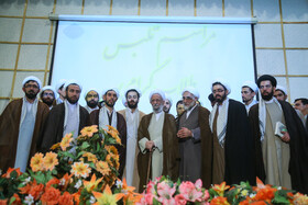 مراسم عمامه گذاری طلاب در جشن اعیاد شعبانیه - ۱۲ اردیبهشت ۱۳۹۵