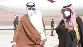 ورود هیات های عربی به عربستان/ استقبال ولیعهد سعودی از امیر قطر