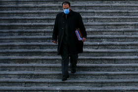  حسینعلی امیری، معاون پارلمانی رییس جمهور در حاشیه جلسه هیات دولت - ۱۷ دی