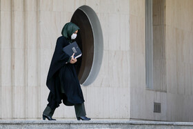  لعیا جنیدی، معاون حقوقی رئیس جمهور در حاشیه جلسه هیات دولت - ۱۷ دی