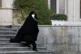 معصومه ابتکار، معاون رییس جمهور در امور زنان و خانواده درحاشیه جلسه هیات دولت - ۱۷ دی