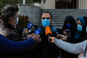  حسینعلی امیری، معاون پارلمانی رییس جمهوری در حاشیه جلسه هیات دولت - ۱۷ دی