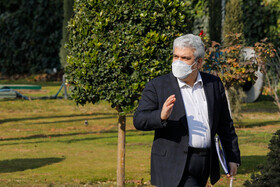 سورنا ستاری، معاون علمی و فناوری رییس جمهور درحاشیه جلسه هیات دولت - ۱۷ دی