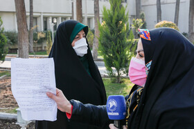  معصومه ابتکار، معاون رییس جمهور در امور زنان و خانواده درحاشیه جلسه هیات دولت - ۱۷ دی