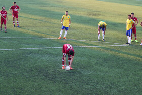 دیدار تیم‌های فوتبال نساجی مازندران و نفت آبادان