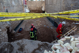 یک کشته در ریزش آوار - قم