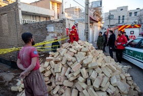 یک کشته در ریزش آوار - قم