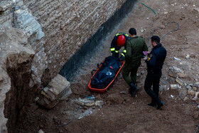 یک کشته در ریزش آوار - قم