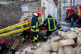 یک کشته در ریزش آوار - قم