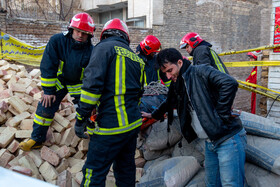 یک کشته در ریزش آوار - قم