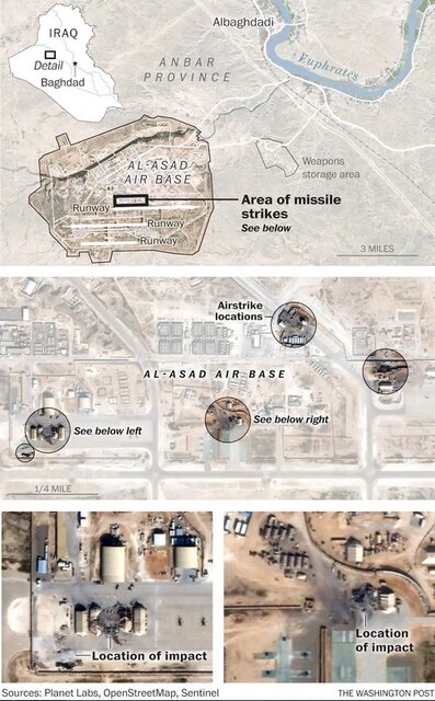 واشنگتن پست: آثار حمله ایران به عین الاسد هنوز در نظامیان آمریکایی باقی است