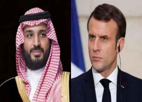 گفت‌وگوی تلفنی ولیعهد عربستان و رئیس جمهوری فرانسه