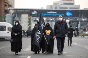 عزاداری روز شهادت حضرت زهرا (س) - میدان هفت تیر