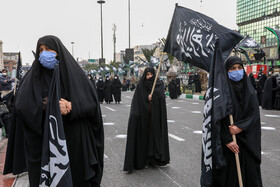 عزاداری روز شهادت حضرت زهرا (س) - میدان هفت تیر