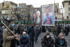 عزاداری روز شهادت حضرت زهرا (س) - میدان هفت تیر