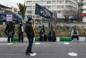 عزاداری روز شهادت حضرت زهرا (س) - میدان هفت تیر