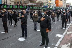 عزاداری روز شهادت حضرت زهرا (س) - میدان هفت تیر