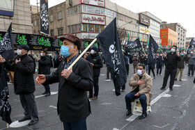 عزاداری روز شهادت حضرت زهرا (س) - میدان هفت تیر