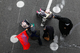 عزاداری روز شهادت حضرت زهرا (س) - میدان هفت تیر