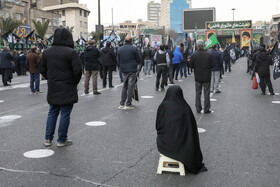 عزاداری روز شهادت حضرت زهرا (س) - میدان هفت تیر