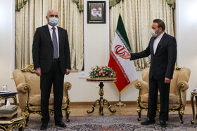 دیدار شاهین مصطفیاف، معاون نخست وزیر جمهوری آذربایجان با محمود واعظی، رییس دفتر رییس جمهور