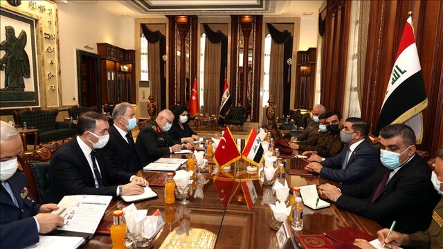 دیدارهای آکار با همتای عراقی و الکاظمی/ ترکیه: به تمامیت ارضی عراق احترام می‌گذاریم
