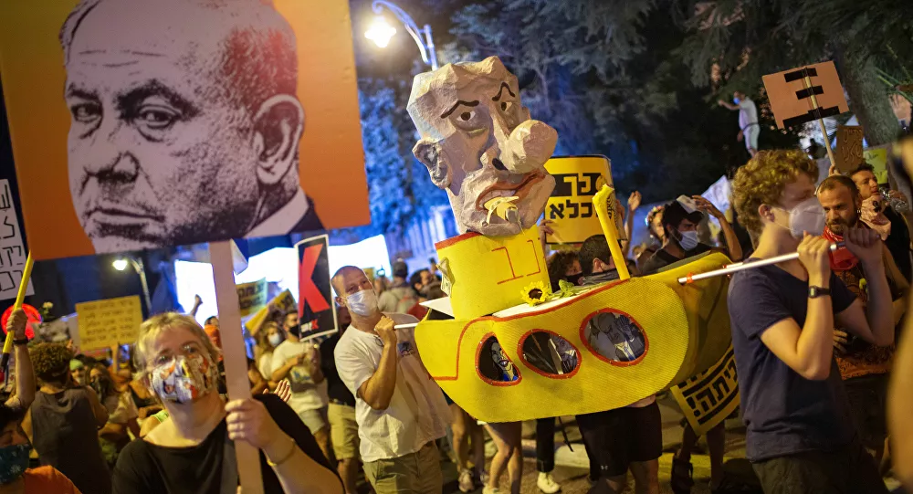 سی‌امین هفته اعتراضات علیه نتانیاهو در اراضی اشغالی