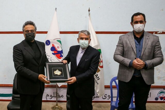 بازدید صالحی امیری از اردوی تیم ملی اسکواش جوانان