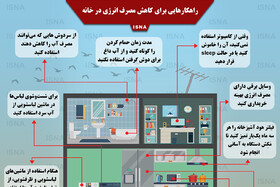 اینفوگرافیک / راهکارهایی برای کاهش مصرف انرژی در خانه