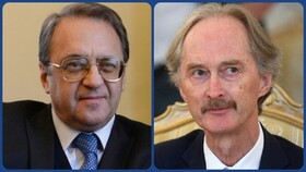 رایزنی بوگدانف و پدرسن درباره نتایج دور پنجم مذاکرات قانون اساسی سوریه