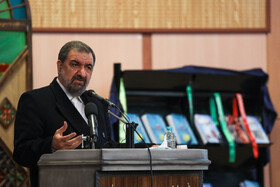 محسن رضایی، دبیر مجمع تشخیص مصلحت نظام در همایش گام دوم انقلاب، مکتب شهید سلیمانی