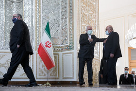 دیدار فواد حسین، وزیر امور خارجه عراق با محمد جواد ظریف، وزیر امور خارجه