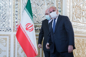 دیدار فواد حسین، وزیر امور خارجه عراق با محمد جواد ظریف، وزیر امور خارجه