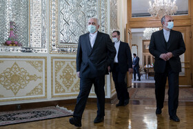 دیدار فواد حسین، وزیر امور خارجه عراق با محمد جواد ظریف، وزیر امور خارجه