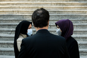 لعیا جنیدی معاون حقوقی رئیس‌جمهوری در جلسه هیات دولت - ۱۵ بهمن