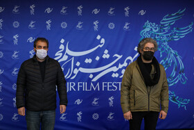 عوامل فیلم منصور در سی و نهمین جشنواره بین‌المللی فیلم فجر