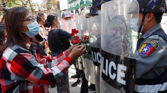 اعتراضات ضد کودتا در میانمار 