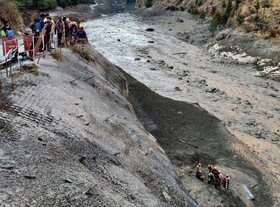 کشف ۲۶ جسد در پی حادثه شکستن یخچالِ هیمالیا/ ۱۸۰ نفر هنوز مفقود هستند