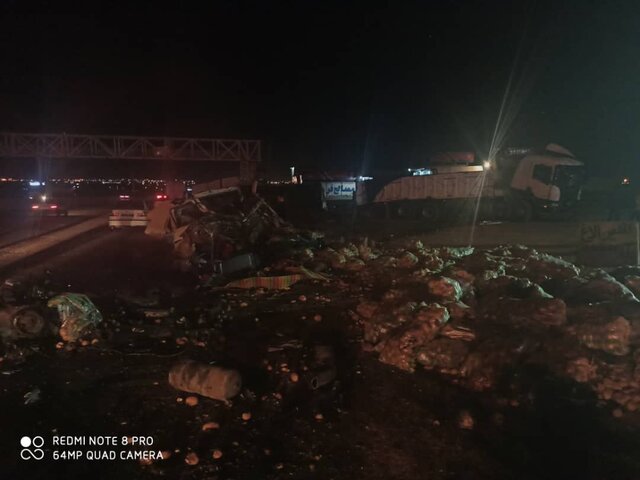 برخورد یک دستگاه خاور با چند خودرو