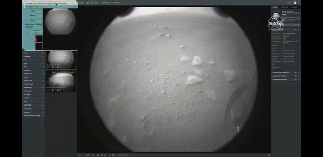 اولین تصاویر از فرود مریخ نورد "استقامت" ناسا روی سطح مریخ