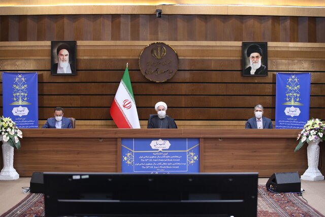 اختتامیه سی و هشتمین جایزه کتاب سال با حضور روحانی