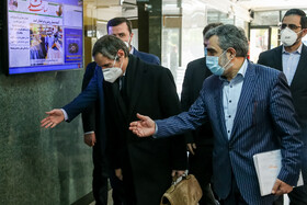 استقبال از رافائل گروسی، مدیرکل آژانس بین المللی انرژی اتمی برای دیدار با علی اکبر صالحی، رییس سازمان انرژی اتمی ایران