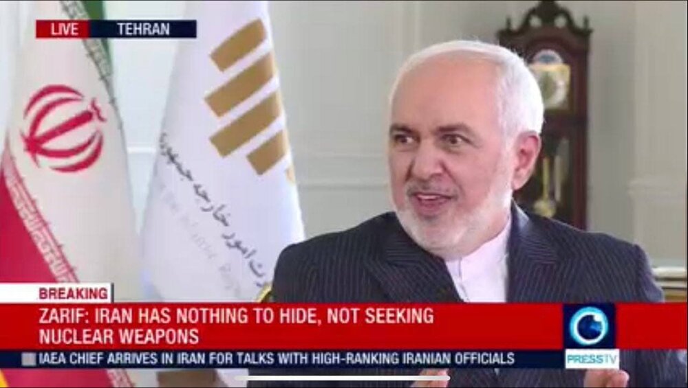 ظریف: پس گرفتن درخواست فعال شدن مکانیسم ماشه، امتیاز به ایران نیست